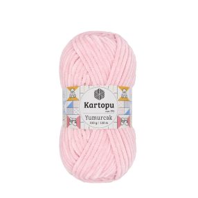   768 Babarózsaszín Kartopu Yumurcak zsenília horgoló fonal