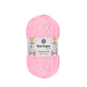   773 Élénkrózsaszín Kartopu Yumurcak zsenília horgoló fonal