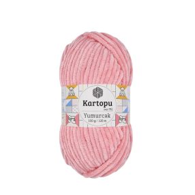   777 Barack rózsaszín Kartopu Yumurcak zsenília horgoló fonal
