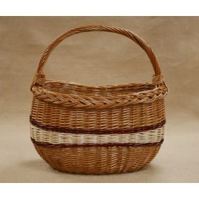 Kosár fonott vesszőből