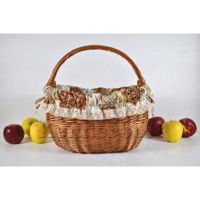 Kosárbélés - mandala (narancs)