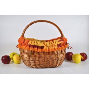 Kosárbélés - terrakotta árnyalatban