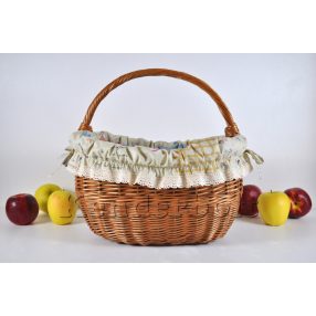 Kosárbélés - kislány biciklivel