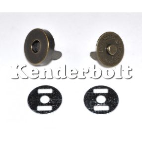 Mágneszár, 18 mm-es (bronz)