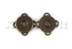Mágneszár, FÜLES 10 mm-es (bronz)