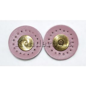 Mágneszár, Műbőr kör (rózsaszín)