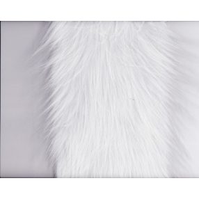   Manószakáll (hosszú szálú műszőrme) - Fehér (méteráru)