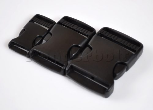 Műanyag tuk csat (fekete) 4 cm-es