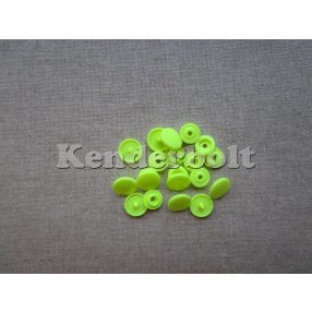 Műanyag patent - neonsárga