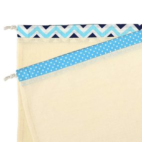   Öko zsák megkötős (mussola pamut vászonból) 2 db/csomag