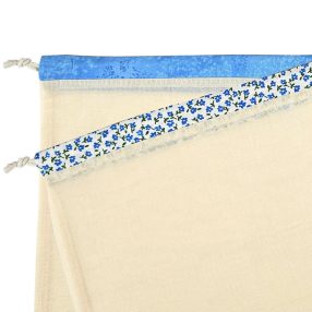   Öko zsák megkötős (mussola pamut vászonból) 2 db/csomag