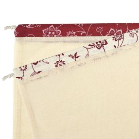   Öko zsák megkötős (mussola pamut vászonból) 2 db/csomag