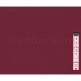 Bordó egyszínű pamutvászon