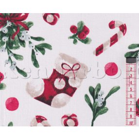 Zokni (fehér) pamutvászon