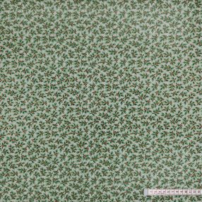 Karácsonyi magyalvarázs (fehér) pamutvászon