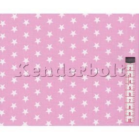 Csillagos (rózsaszín) pamutvászon