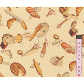 Péksütik (bézs) pamutvászon