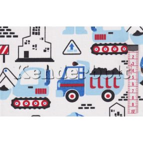 Építkezés pamutvászon