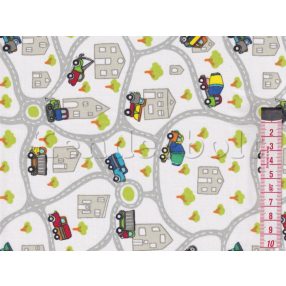 Vidéki utak pamutvászon