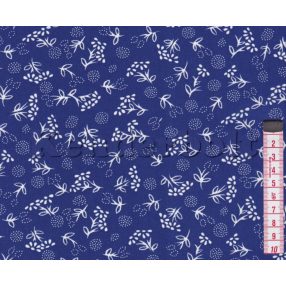 Csokros (kék) pamutvászon