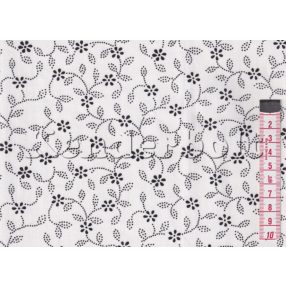 Kékfestő 5. (fekete inverz) pamutvászon