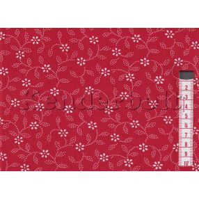 Kékfestő 5. (piros) pamutvászon