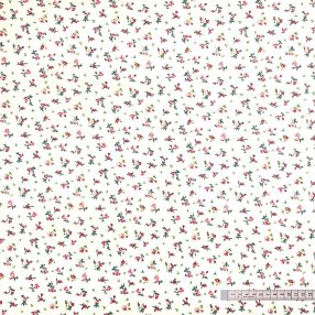 Szálas rózsa (rózsaszín) pamutvászon