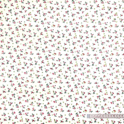 Szálas rózsa (rózsaszín) pamutvászon