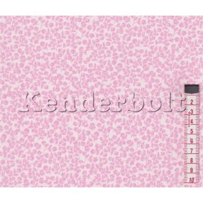 Kis virágok (rózsaszín) pamutvászon