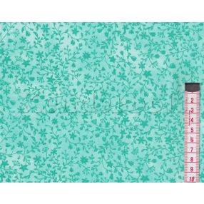 Virágos (menta) pamutvászon