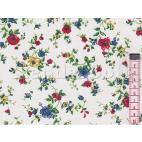 Vintage virágos 3. pamutvászon