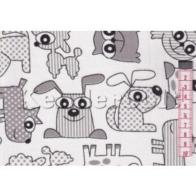 Kutyus, cicus pamutvászon