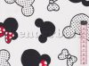 Minnie (piros) pamutvászon Minnie (piros) pamutvászon
