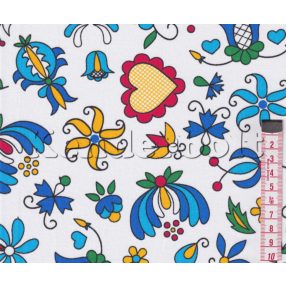 Matyó (fehér) pamutvászon