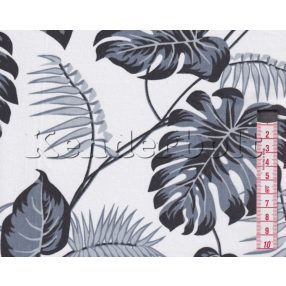 Pálma (szürke) pamutvászon