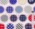 Tengerész patchwork pamutvászon