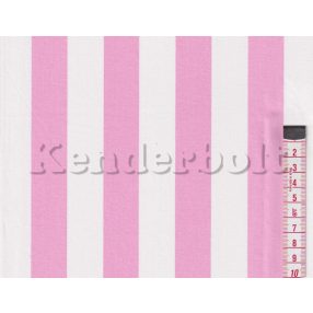 Csíkos, rózsaszín (23 mm) pamutvászon