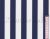 Csíkos, tengerészkék (23 mm) pamutvászon
