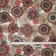 Mandala (bordó) pamutvászon