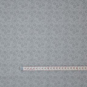 Csillagvirág (szürke) pamutvászon