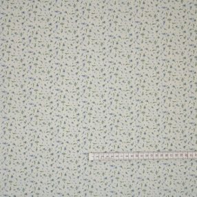 Apró virágos (kék) pamutvászon