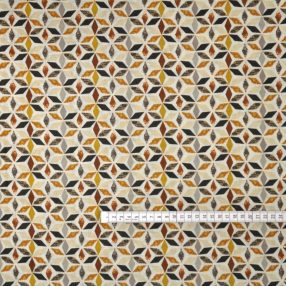 Rombusz mintás pamutvászon