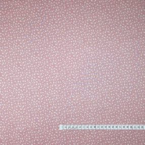 Apró virágos (rózsaszín-fehér) mintás pamutvászon