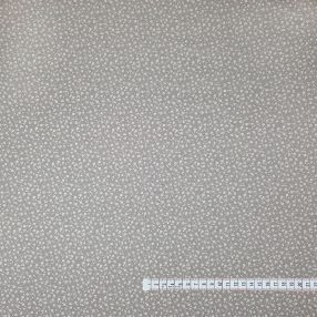 Apró virágos (szürke-fehér) mintás pamutvászon