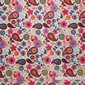 Paisley mintás pamutvászon