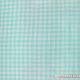 Kockás, 2 mm (türkiz) pamutvászon