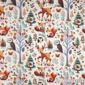 Őzikék pamutvászon