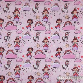 Tündérszivárvány pamutvászon