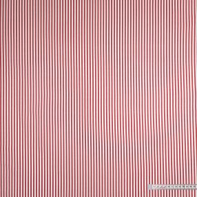 Csíkos, piros (3mm) pamutvászon