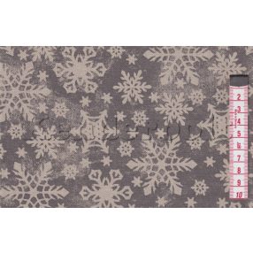 Karácsonyi dekorszövet 62. (szürke)
